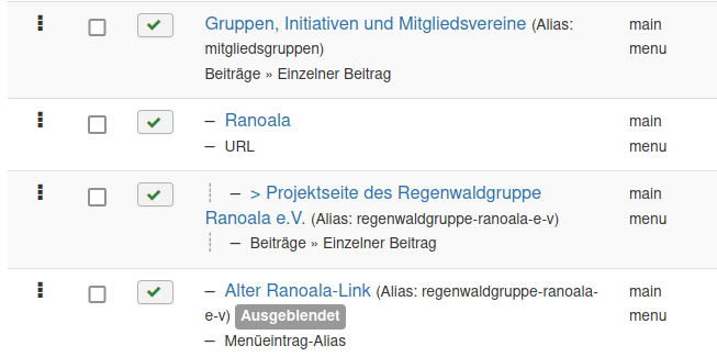 Weiterleitung SameAlias